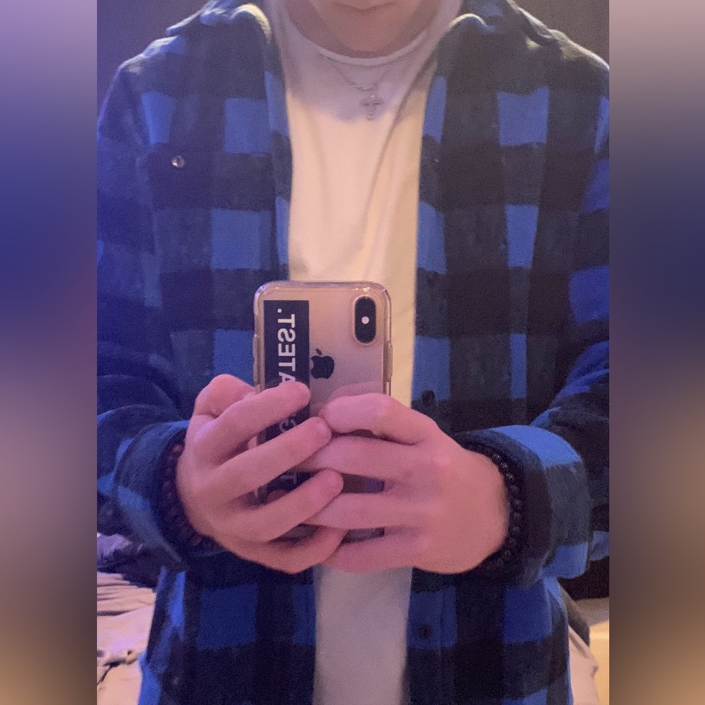 Blue/Black Flannel
